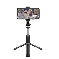 '- Q02 Wireless Bluetooth Selfie Stick pliabil Mini trepied obturator de control de la