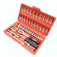 '- Trusa 46 piese chei tubulare si biti