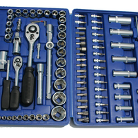 '- Trusa 108 piese tubulare cromate Chrome Vanadium