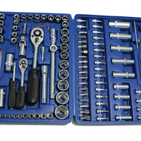 '- Trusa 108 piese tubulare cromate Chrome Vanadium