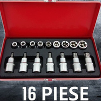 '- Trusa MLG 2029 16 piese 12 chei tubulare capete biti torx