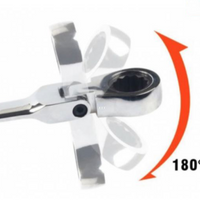 '- Set 7 chei inelare, articulate, duble cu clichet