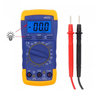 '- Multimetru digital A830L cu carcasa antisoc