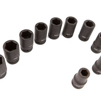 '- Set chei tubulare de impact, 10 piese, 1”