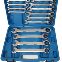 '- Trusa de chei fixe si inelare, 14 piese