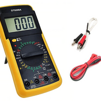 '- Multimetru digital cu sonda de temperatura, DT9208A
