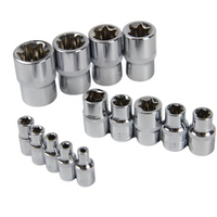 '- Trusa chei tubulare Torx 1/2, 3/8, 1/4, 14 piese