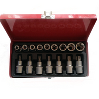 '- Trusa chei tubulare torx E10/24, T30/70, 16 piese