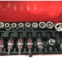 '- Trusa chei tubulare torx E10/24, T30/70, 16 piese