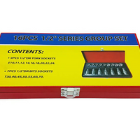 '- Trusa chei tubulare torx E10/24, T30/70, 16 piese