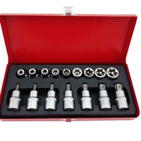 '- Trusa chei tubulare torx E10/24, T30/70, 16 piese