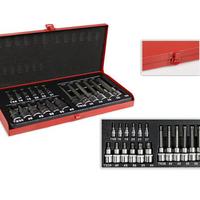 '- Trusa biti, torx T30/70, T20/60, T10/40, 18 piese