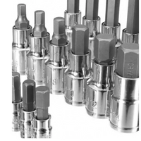 '- Trusa biti, torx T30/70, T20/60, T10/40, 18 piese