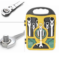 '- Set de chei cu clichet si articulatie, 7 piese