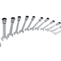 '-Trusa chei combinate cu clichet si articulatie, 12 piese