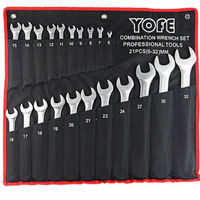 '- Set chei combinate fixe hexagonale, 21 piese, 6/32mm