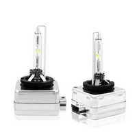 '- Set 2 becuri Xenon D1S White auto pentru far, suport metalic, 35W, 6000K