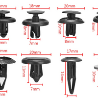 Clipsuri auto 100 piese de fixare universale