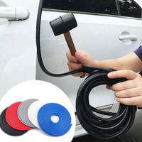 '- Rola ornament cheder protectie usa auto cu insertie metalica culoare Negru / Rosu / Albastru / Alb