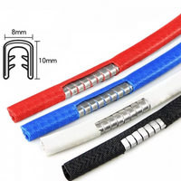 '- Rola ornament cheder protectie usa auto cu insertie metalica culoare Negru / Rosu / Albastru / Alb