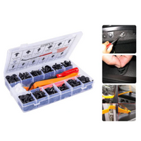 '- SET CLEME DE FIXARE 229 PIESE, UNIVERSALE, DIN PLASTIC + UNELTE