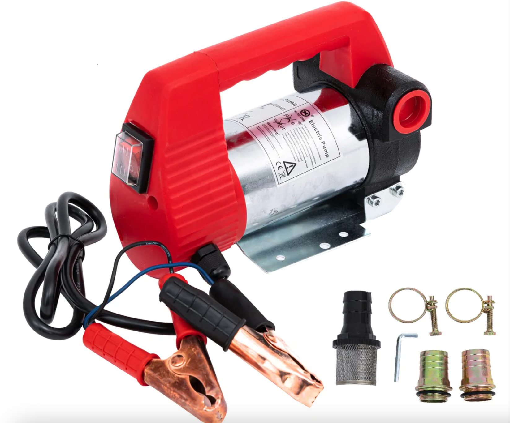 '- Pompa transfer lichide, 24V, SVA Alpin cu autoamorsare, pentru motorina sau ulei