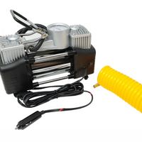 Compresor profesional auto 12V cu 2 cilindri si presiune 10 Bari