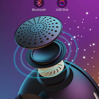 NOU:Proiector LED 'Galaxy Projector' cu difuzor si telecomanda, negru