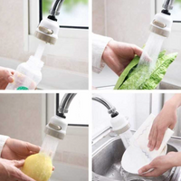 NOU:Cap de robinet ultra flexibil SIKS® pentru baterie chiuveta, cu 3 pulverizatoare, alb/bej