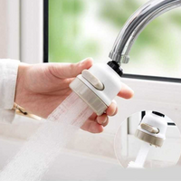 NOU:Cap de robinet ultra flexibil SIKS® pentru baterie chiuveta, cu 3 pulverizatoare, alb/bej