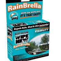 NOU: Solutie Anti Ploaie Rainbrella pentru parbriz, oglinzi, geamuri