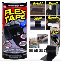 NOU: Banda super adeziva, Flex Tape, lipeste orice suprafata