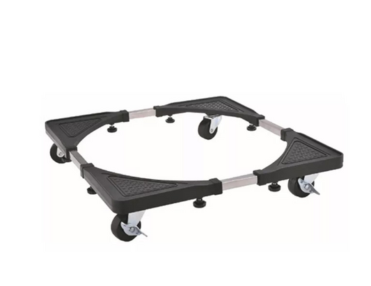 NOU: SUPORT MOBIL CU ROTI PENTRU BUTELIE SAU DOZATOR DE APA , 30 X 30 CM