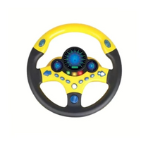 NOU: Volan interactiv cu lumini si sunete, Learning Simulate Driver, galben