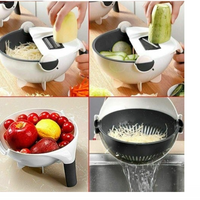 NOU: Feliator de legume cu strecurator, Vet Basket Vegetable Cutter
