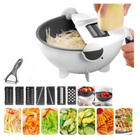 NOU: Feliator de legume cu strecurator, Vet Basket Vegetable Cutter