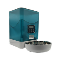 NOU: Dispenser automat hrana animalute, Inregistrare vocala, 3 L