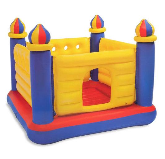 NOU:Castel gonflabil Intex, 175 x 175 x 135 cm, podea moale, kit reparare inclus