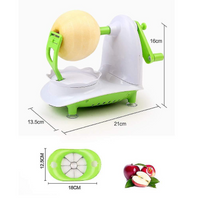 NOU: Apple Peeler, multifuncțională de fructe Peeler Rapid Manual Set Apple Pear Peeler cinci