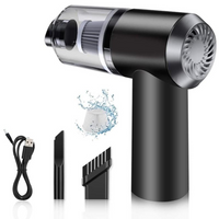 NOU: Portabil Mini Wireless Car Aspirator Wet Dry Dual Use Handheld Auto Aspirator pentru Masina Interior & Home Cleaning