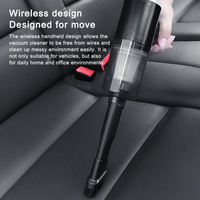 NOU: Portabil Mini Wireless Car Aspirator Wet Dry Dual Use Handheld Auto Aspirator pentru Masina Interior & Home Cleaning