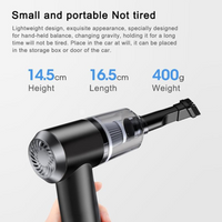 NOU: Portabil Mini Wireless Car Aspirator Wet Dry Dual Use Handheld Auto Aspirator pentru Masina Interior & Home Cleaning