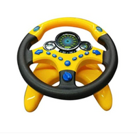 NOU: Jucarie interactiva Volan cu sunete si lumini, se fixeaza pe suprafete, rotire 360 grade, ideal cadou, multicolor