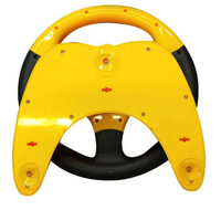 NOU: Jucarie interactiva Volan cu sunete si lumini, se fixeaza pe suprafete, rotire 360 grade, ideal cadou, multicolor