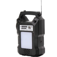 NOU: Kit Panou solar fotovoltaic, GD 8060, lanterna, 3 becuri LED, Radio FM, MP3