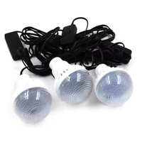 NOU: Kit Panou solar fotovoltaic, GD 8060, lanterna, 3 becuri LED, Radio FM, MP3