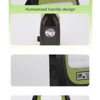 NOU: Sistem iluminare LED GD8071 panou solar 3 becuri