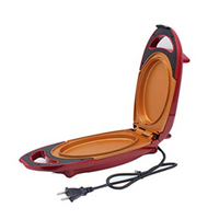 NOU: Mini tigaie electrica pentru gatit rapid, Red Copper 5 minutes Chef