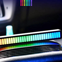 NOU: Bara LED RGB D08 cu activare sonora, 32 LED, USB