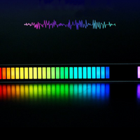 NOU: Bara LED RGB D08 cu activare sonora, 32 LED, USB